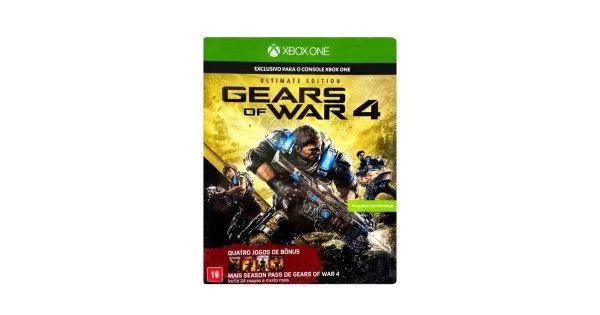 Mídia Física Gears Of War 4 Ultimate Edition Xbox One Novo - GAMES &  ELETRONICOS