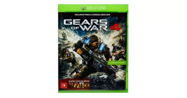 Mídia Física Gears Of War 4 Exclusivo + Bonus Xbox One Novo - GAMES &  ELETRONICOS