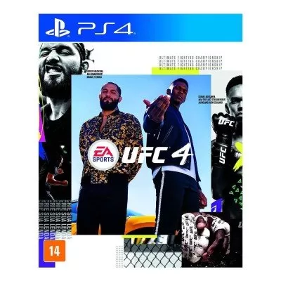 Mídia Física Jogo EA Sports UFC 4 PS4 Mídia Física Original