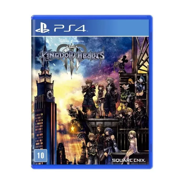 Jogo Kingdom Hearts 3 Square Enix Ps4 Mídia Física