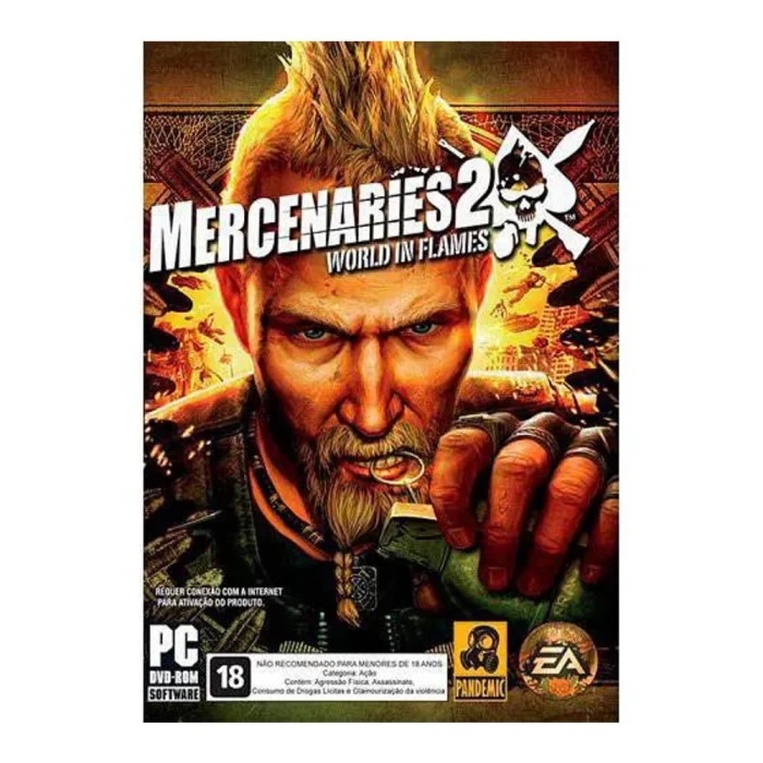 Mídia Física Jogo Mercenaries 2 World in Flames Pc Promoção