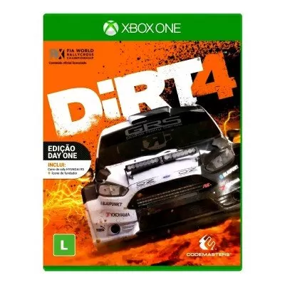 Mídia Física Jogo Rally Dirt 4 Edição Day One Xbox One Novo