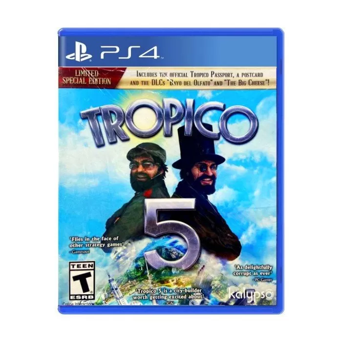 Mídia Física Jogo Tropico 5 Limited Special Edition Ps4