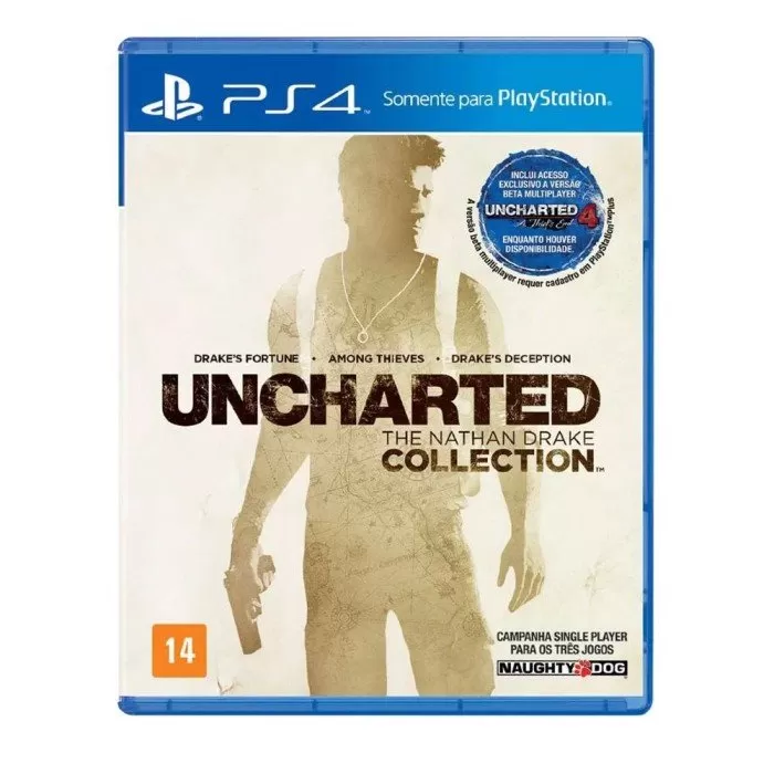Mídia Física Jogo Uncharted The Nathan Drake Collection Ps4
