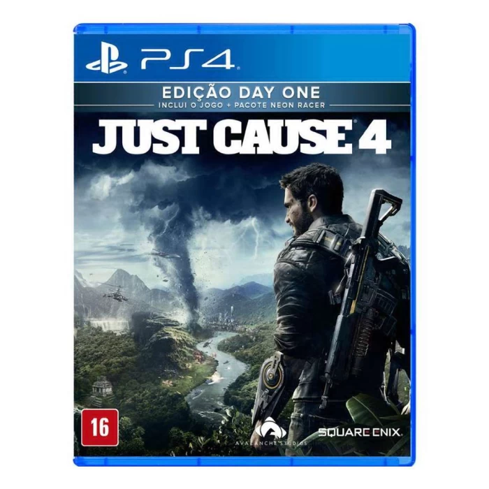 Mídia Física Just Cause 4: Edição Day One PS4 + Pacote Racer