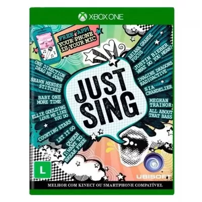 Midia Física Just Sing Compatível Com Xbox One Novo