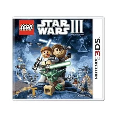 Mídia Física Lego Star Wars III The Clone Wars 3DS Promoção