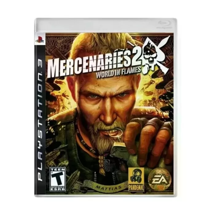 Mídia Física Mercenaries 2 World In Flames Ps3 Novo