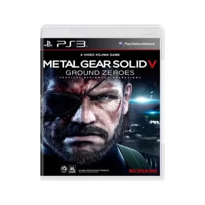 Mídia Física Metal Gear Solid Ground Zeroes Ps3 Novo