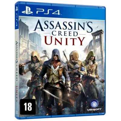 Mídia Física PS4 Assassins Creed Unity