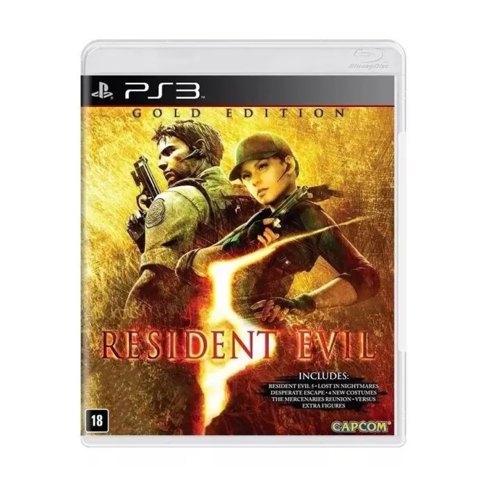 Mídia Física Resident Evil Gold Edition Ps3 Novo