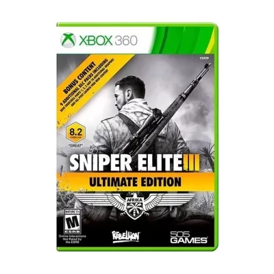Mídia Física Sniper Elite 3 Ultimate Edt Xbox 360 Novo