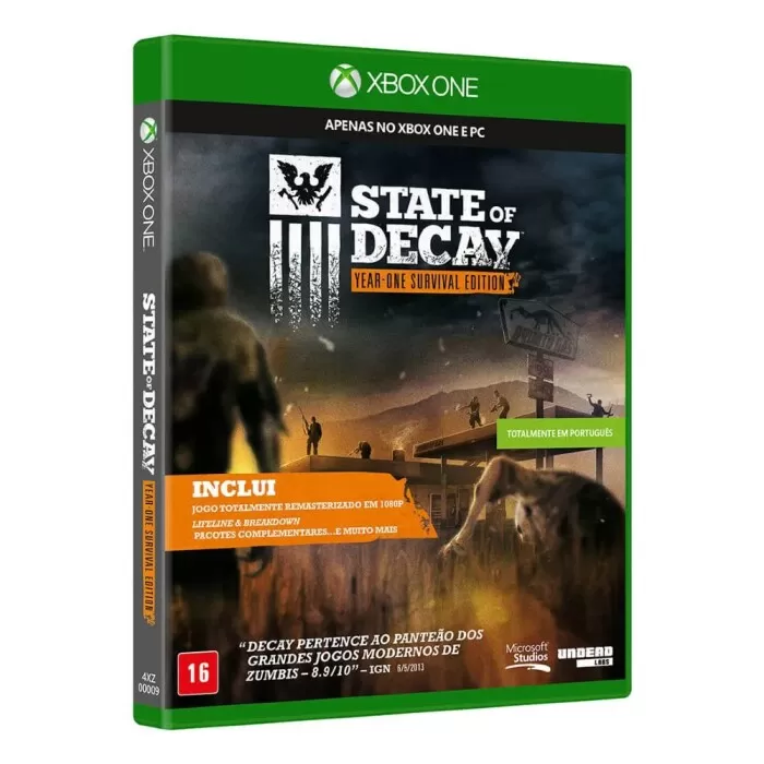 Midia Física State Of Decay Year One Survi Xbox One Novo