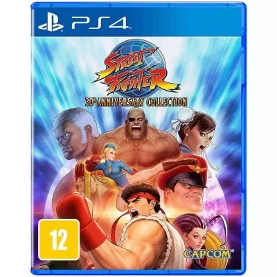 Mídia Física Street Fighter 30th Anniversary Collection PS4