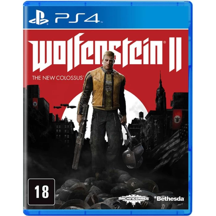 Mídia Física Wolfenstein II The New Colossus PS4