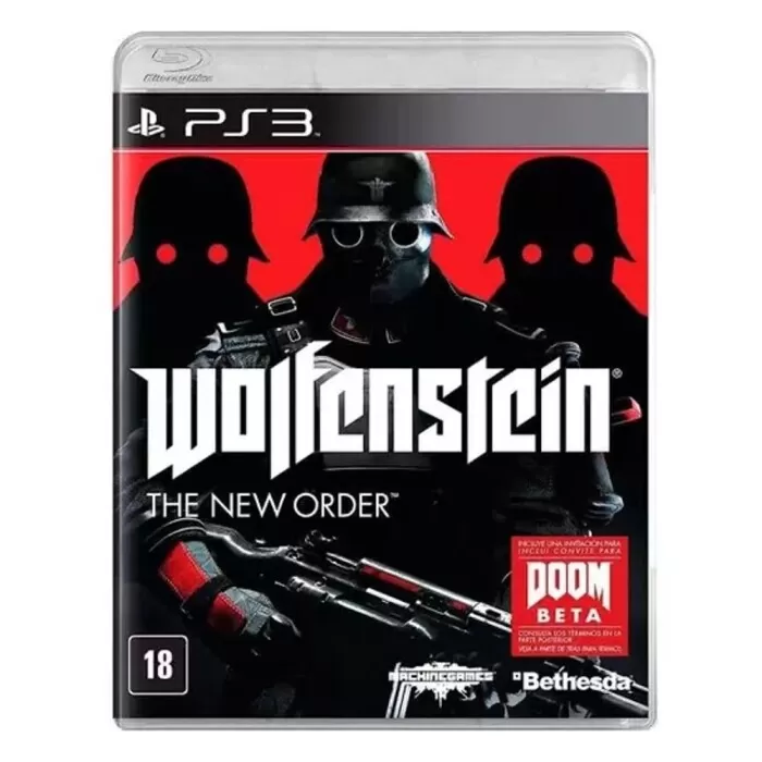 Mídia Física Wolfenstein New Order Ps3 Novo