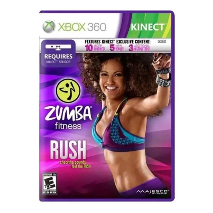 Mídia Física Zumba Fitness Rush Xbox 360 Novo