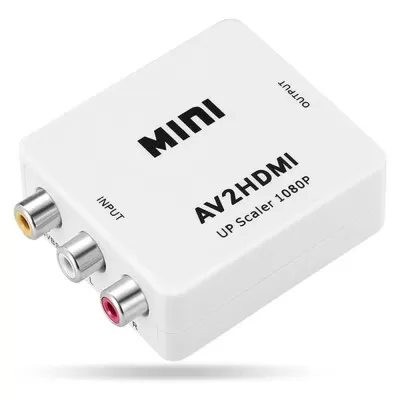 Mini Conversor Av Para Hdmi Cc-Ah10 Exbom Novo