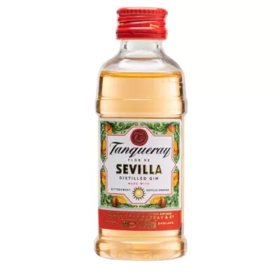 Mini Gin Tanqueray Flor De Sevilla 50ml Unidade