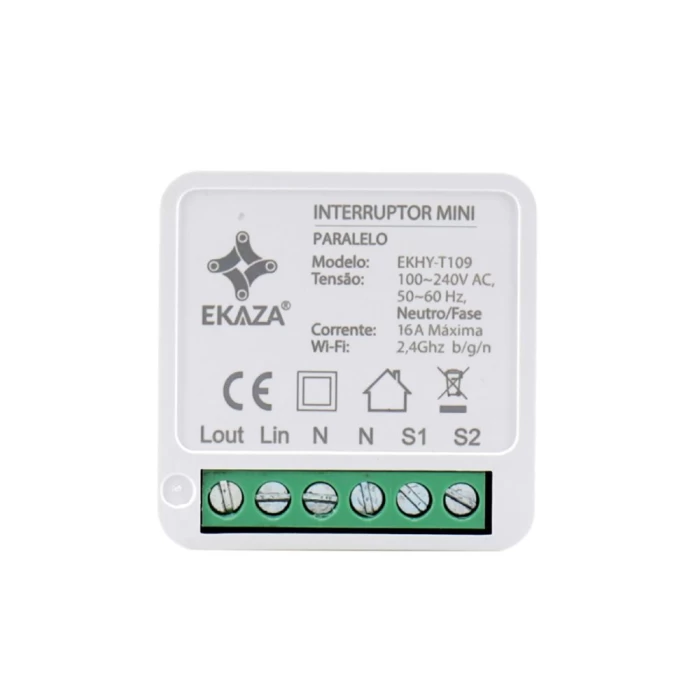 Mini Interruptor Wifi Automação Residencial Ekaza Novo