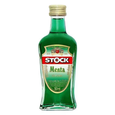 Mini Licor Stock Fino Sabor Menta 50ml Novo