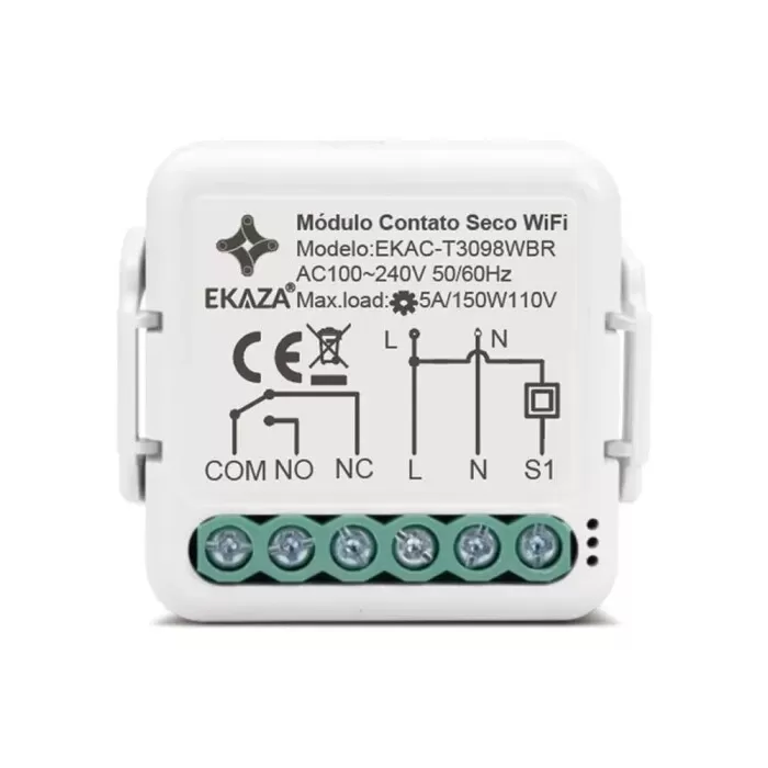 Mini Módulo Contato Seco (Dc) Ekac-T3098Wb Ekaza Novo