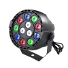 Mini Refletor Canhão 12 Led Rgb Luz Para Festas Dmx512