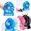 Mini Ventilador De Mesa Recarregável Colorido Alfacell