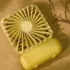 Mini Ventilador Portátil Recarregável Meet sun Amarelo