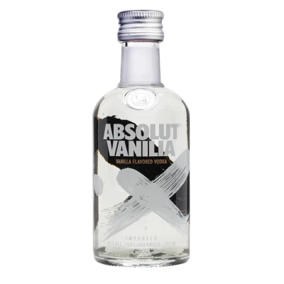 Mini Vodka Absolut Vanilla 50ml Unidade