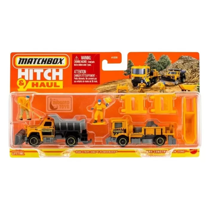 Miniatura De Metal Matchbox Hitch E Haul Construção H1235