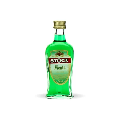 Miniatura Licor creme de Menta Stock Garrafa 50ml