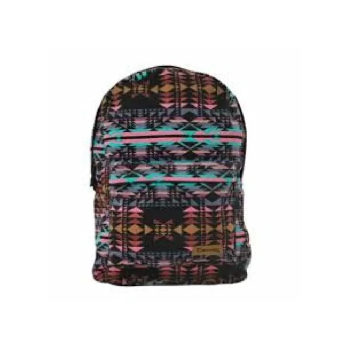 Mochila Casual Estampada Com Triangulos Para Passeio Convoy