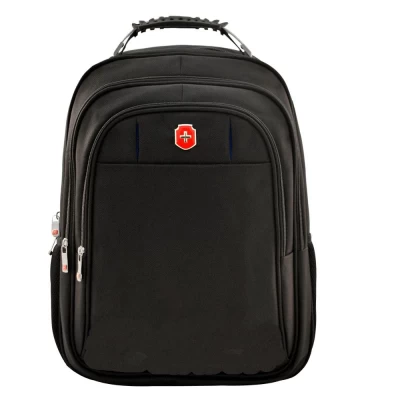 Mochila Executiva Em Poliester Para Notebook Swissland Preta