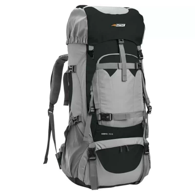 Mochila Kompaz 70+15L Cinza e Preto 200350 Nautika