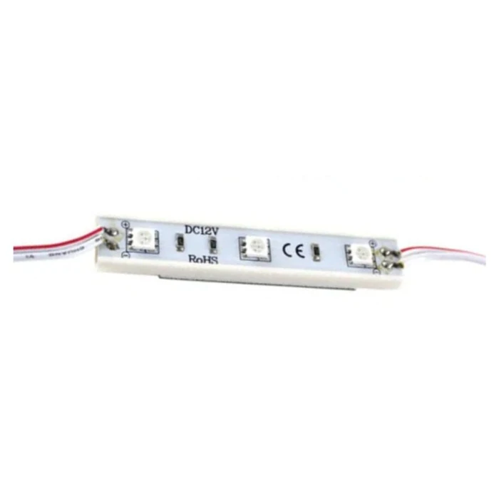 Módulo Com 3 Leds 12V 10A Luz Azul Ip20 5050 Chipsce