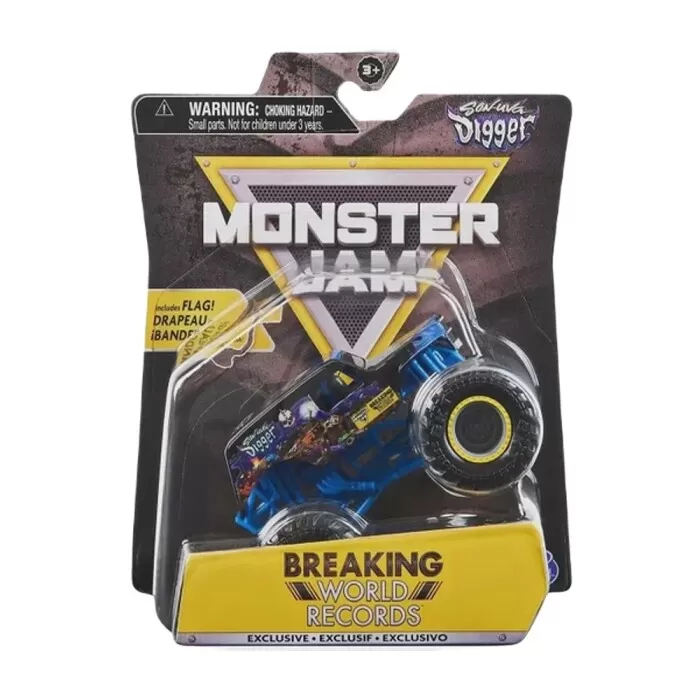 Monster Jam Breaking World Records Cor Azul 2763 Sunny