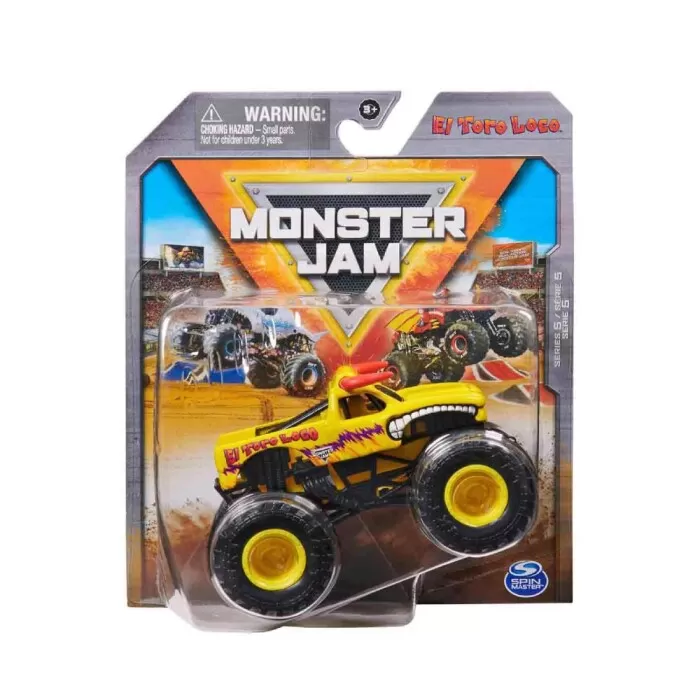 Monster Jam El Toro Loco Amarelo De Metal 2025 Sunny