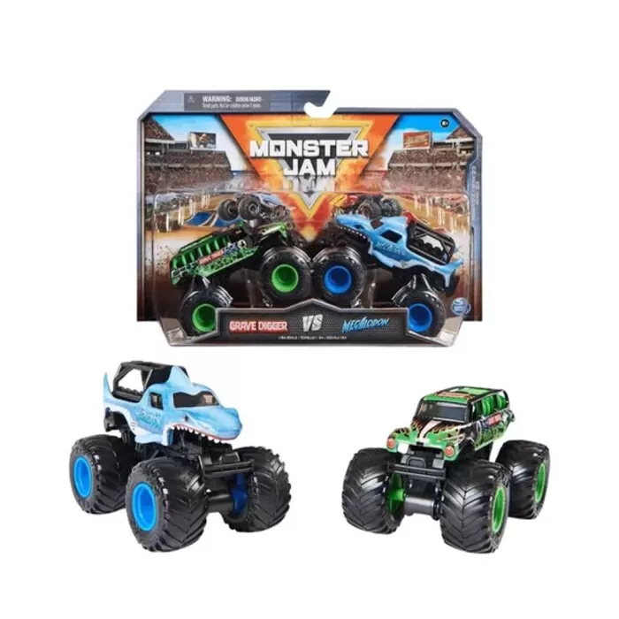 Monster Jam Truck Grave Digger Vs Megalodon 2020 Sunny