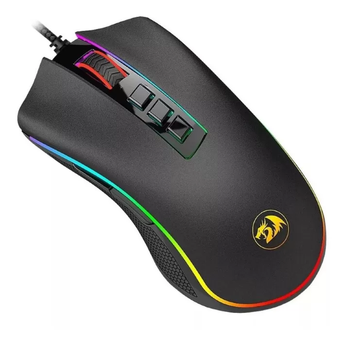 Mouse Gamer Cobra Fps Reddragon Rgb M711-Fps Novo