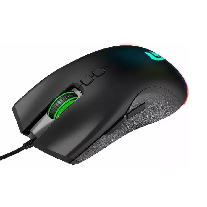 Mouse Gamer Com Rgb Blackfire Preto 7200dpi Fortrek