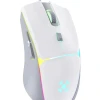 Mouse Gamer Crusader Rgb Cor Branco 7200DPI Fortrek 7 Botões