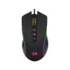 Mouse Gamer Plank Com Fio Preto Rgb Redragon M812-RGB