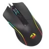 Mouse Gamer Plank Com Fio Preto Rgb Redragon M812-RGB