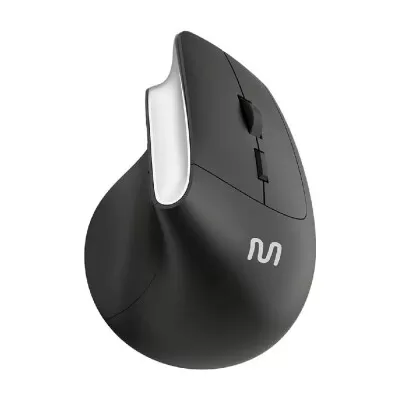 Mouse Sem Fio Ergonômico Ms800 Com 6 Botões Preto Multi