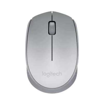 Mouse Sem Fio Logitech M170 Prata Novo