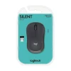 Mouse Sem Fio Logitech M220 Silent Grafite Preto 1000 Dpi