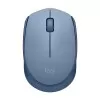 Mouse Sem Fio M170 Azul Claro Logitech Novo