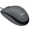 Mouse com fio USB Logitech M100 Cinza