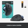 Mouse sem fio Logitech Trackball Ergo M575 Preto